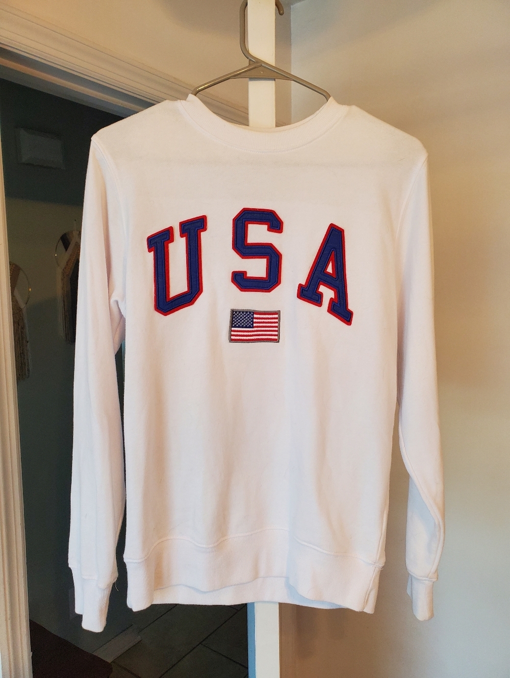 Mighty Fine USA Embroidered Sweatshirt